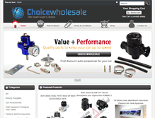 Tablet Screenshot of choicewholesale.com.au